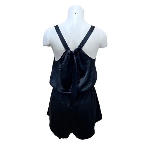 Victoria’s Secret Black Satin Romper Size Medium - Picture 6 of 6